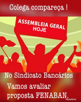 VENHA PARA A ASSEMBLEIA HOJE 