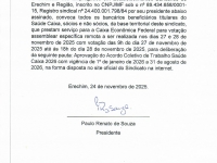 Edital - ASSEMBLEIA CEF - SAUDE CAIXA 